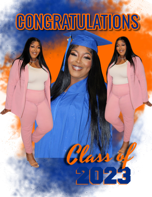 Custom | Senior | 2023 | Graduate PNG (1) Volantino (US Letter) template